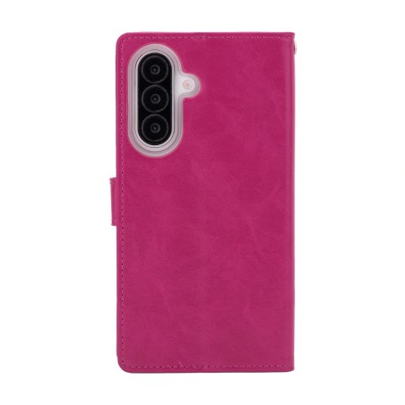 Samsung Galaxy A27 Leather Wallet Flip Diary Case Cover - Hot Pink
