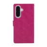 Samsung Galaxy A27 Leather Wallet Flip Diary Case Cover - Hot Pink