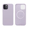 iPhone 12 Pro Liquid Silicone Case Cover - Purple | Australia