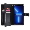 iPhone 15 Leather Wallet Flip Diary Case Cover - Navy | Australia