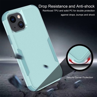 iPhone 13 Heavy-Duty Armor Shockproof Case Cover - Mint | Australia