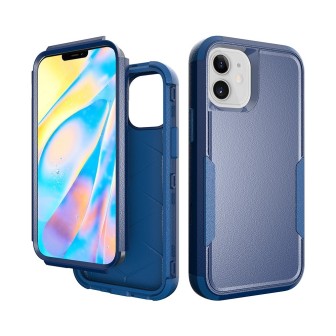iPhone 12 Mini Heavy-Duty Armor Shockproof Case Cover - Navy