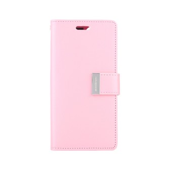 iPhone 12 Mini Leather Wallet Flip Diary Case Cover - Hot Pink