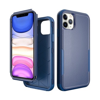 iPhone 11 Pro Heavy-Duty Armor Shockproof Case Cover - Navy