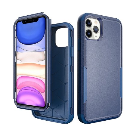 iPhone 11 Pro Heavy-Duty Armor Shockproof Case Cover - Navy