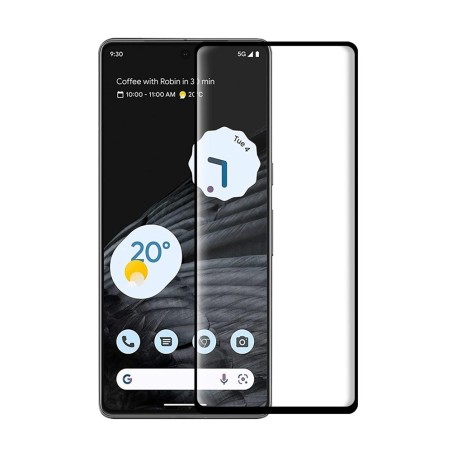 Google Pixel 7a Full Coverage Tempered Glass Screen Protector