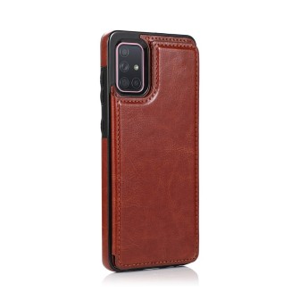 Samsung Galaxy A71 / A7 Leather Wallet Flip Diary Case Cover - Red