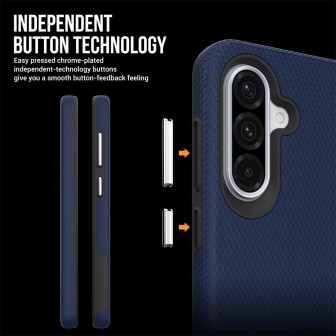 Samsung Galaxy A56 Rugged Shockproof Case Cover - Black | Australia