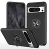 Google Pixel 8 Pro Shockproof with Ring Holder Stand Case Cover - Navy