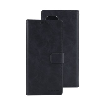 Samsung Galaxy A42 Leather Wallet Flip Diary Case Cover - Black