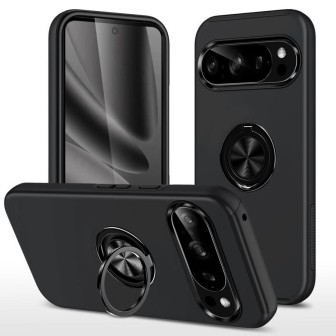 Google Pixel 10 / 10 Pro Shockproof with Ring Holder Stand Case Cover