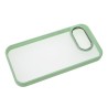Google Pixel 10A Clear with Metal Camera Frame Case Cover - Navy