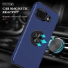 Google Pixel 10A Shockproof with Ring Holder Stand Case Cover - Blue