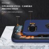 Google Pixel 10A Shockproof with Ring Holder Stand Case Cover - Blue