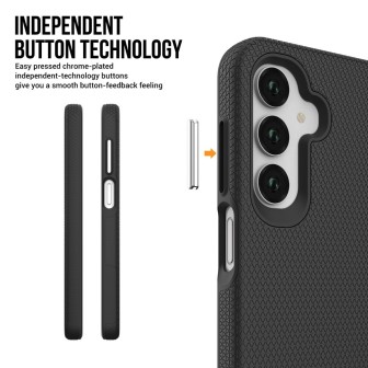 Samsung Galaxy A17 Rugged Shockproof Case Cover - Black | Australia