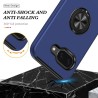 Google Pixel 10A Shockproof with Ring Holder Stand Case Cover - Red