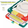 iPad Pro 12.9 (2018-2022) Armor Shockproof Handle Ring Rotation Case C