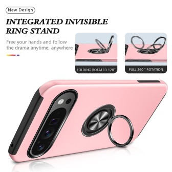 Google Pixel 9 Pro XL / 11 Pro XL Shockproof with Ring Holder Stand Ca