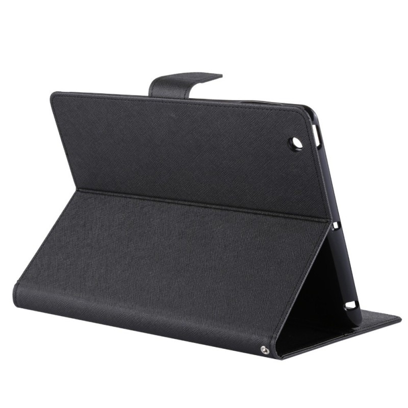 iPad Mini 5 (2019) / iPad Mini 4 Mercury Fancy Diary Cover Case - Blac