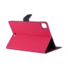 iPad Pro 12.9 (2018-2022) Mercury Fancy Diary Cover Case - Pink