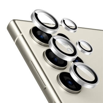 Samsung Galaxy S23 Ultra HD Clear Camera Lens Protector - Silver