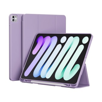 iPad Pro 12.9 (2018-2022) Soft TPU Back Shell Slim Cover Case with Aut