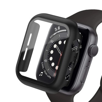 Apple Watch Series 4/5/6/SE (44mm) Hard PC Case with Built-in Tempered