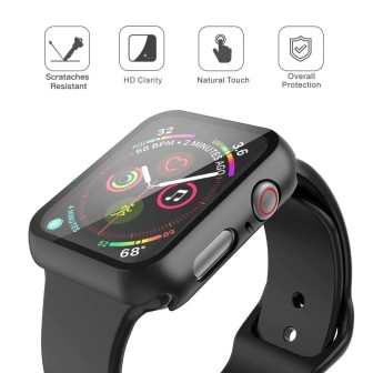 Apple Watch Series 7/8/9 (45mm) Hard PC Case with Built-in Tempered Gl