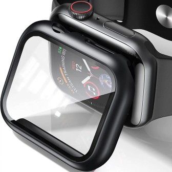 Apple Watch Series 7/8/9 (45mm) Hard PC Case with Built-in Tempered Gl