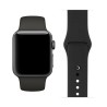Apple Watch Silicone Sports Band for 42mm / 44mm / 45mm / 49mm - Black