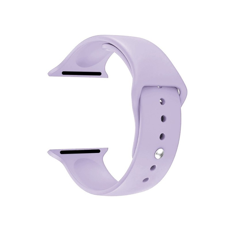 Apple Watch Silicone Sports Band for 42mm / 44mm / 45mm / 49mm - Purpl