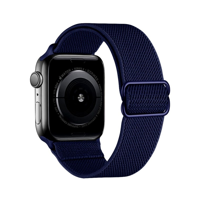 Apple Watch Stretchy Nylon Band for 42mm / 44mm / 45mm / 49mm - Navy