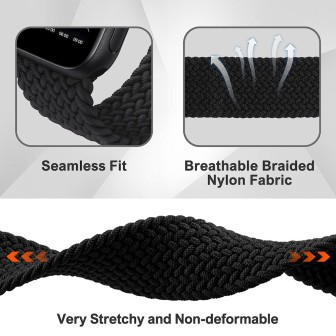 Apple Watch Braided Stretchy Adjustable Band for 38mm / 40mm / 41mm &