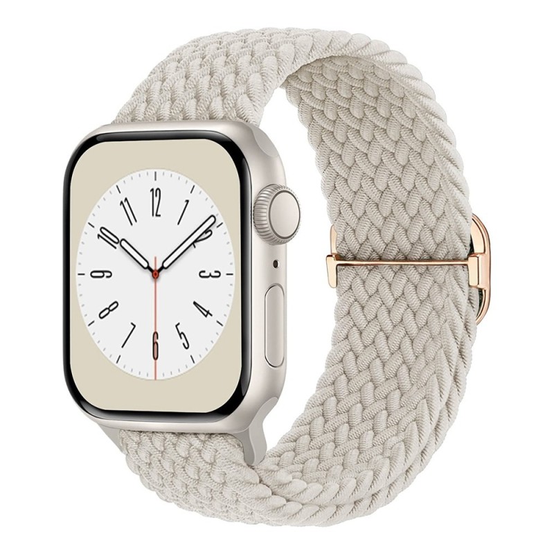 Apple Watch Braided Stretchy Adjustable Band for 38mm / 40mm / 41mm &