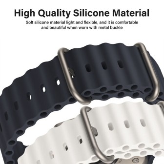 Apple Watch Ocean Silicone Sport Band for 42mm / 44mm / 45mm / 49mm