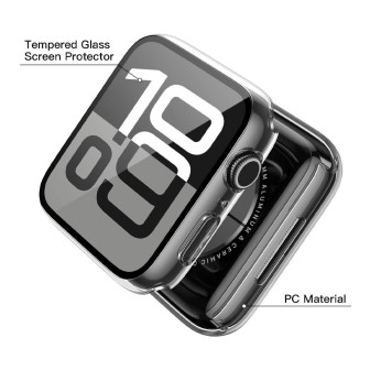 Apple Watch Series 10/11 (42mm) Hard PC Case with Built-in Tempered Gl