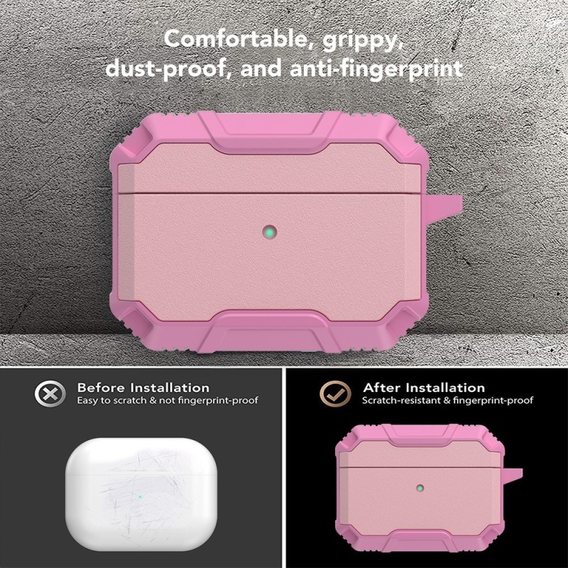 Apple AirPods 4 Shockproof Armour Case Cover - Pink | Australia
