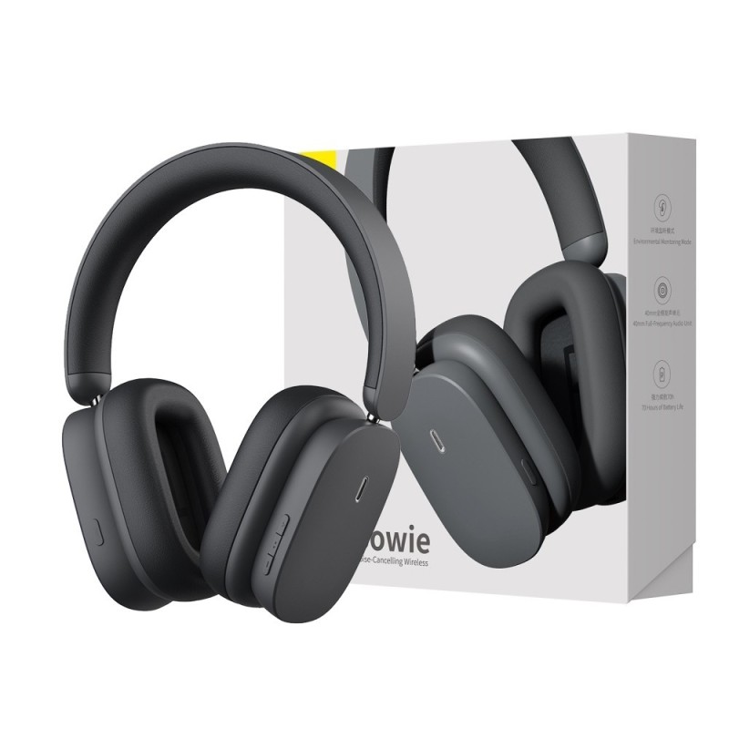 Premium Bowie H1 Noise-Cancelling Wireless Headphones
