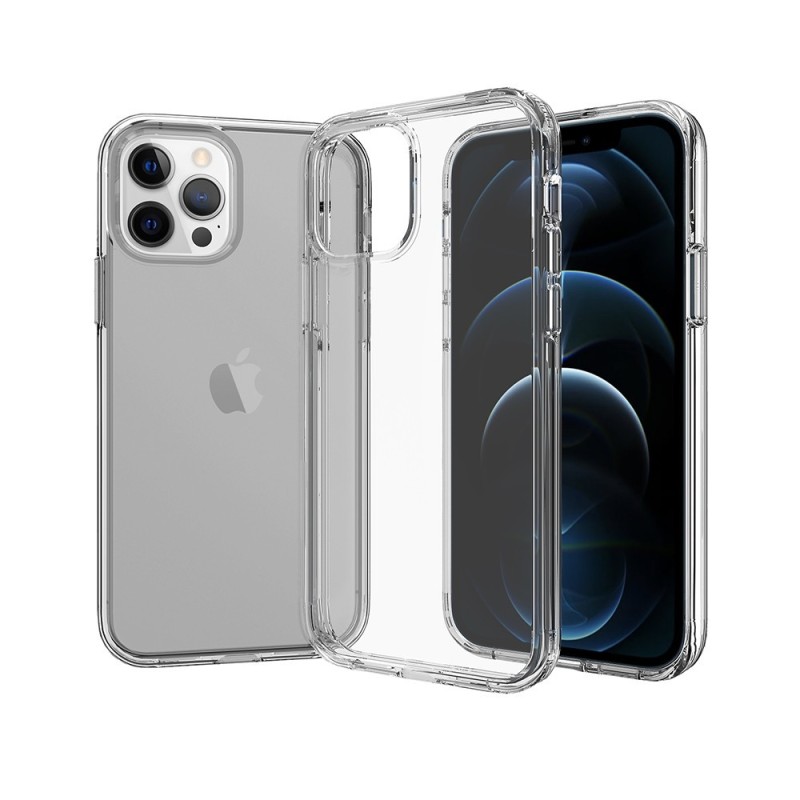 iPhone 12 Mini Slim Shockproof Clear Case Cover - Grey | Australia