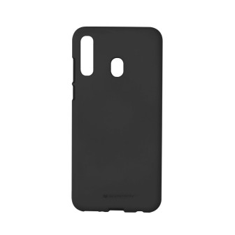 Samsung Galaxy A20 A30 / A30 / A20 Soft Feel Jelly Case Cover - Black