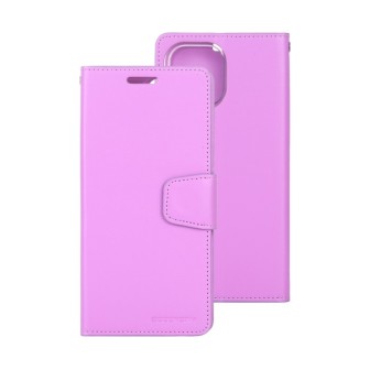 iPhone 13 Pro Leather Wallet Flip Diary Case Cover - Hot Pink