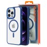 iPhone 15 Pro Clear with Metal Camera Frame Case Cover - Pink