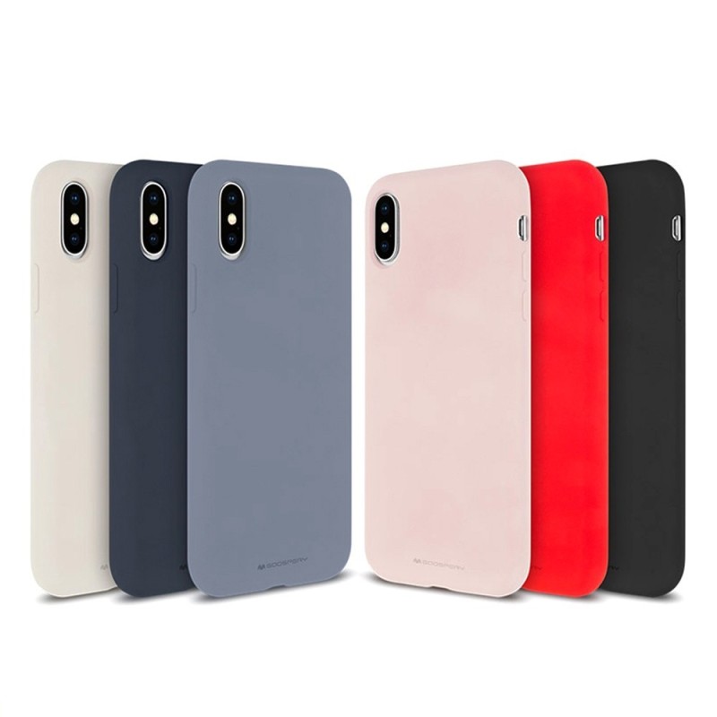 iPhone XS Max Soft Silicone Case Cover - Lavender Grey | Australia