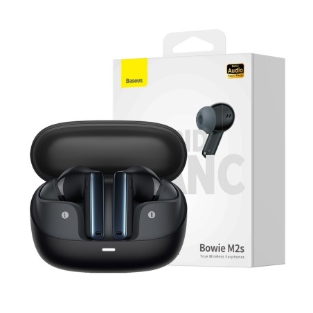 Premium Bowie M2s True Wireless Earphones - Black | Australia