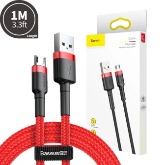 Premium Cafule Double Side Insertion Micro USB Charging Cable 1M