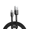 Premium Cafule Double Side Insertion Micro USB Charging Cable 2M
