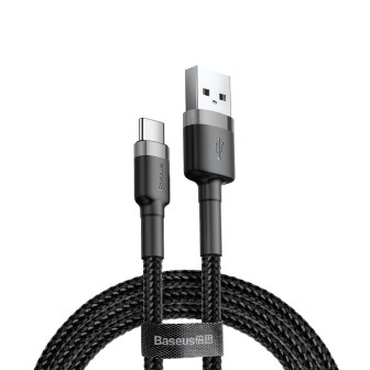 Premium Cafule USB to Type-C Cable 3A 1m for iPhone 15 / 16 Series - Red