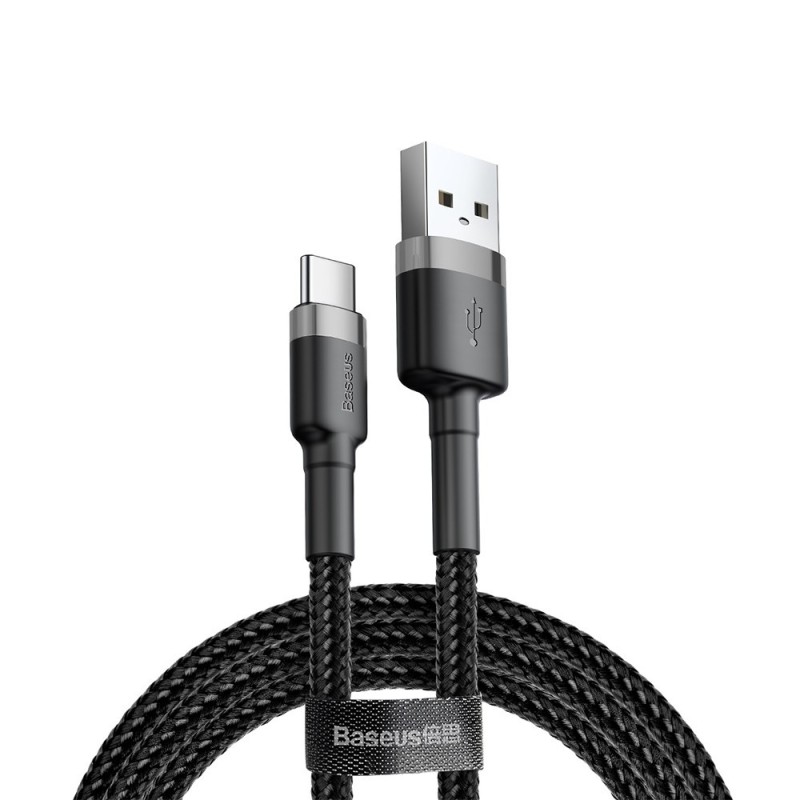 Premium Cafule USB to Type-C Cable 2A 2m for iPhone 15 / 16 Series - Red