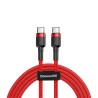 Premium Cafule Type-C PD2.0 60W Flash Charging Data Cable - Black /