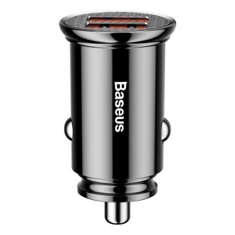 Premium Circular Plastic A+A 30W Dual QC3.0 Quick Car
